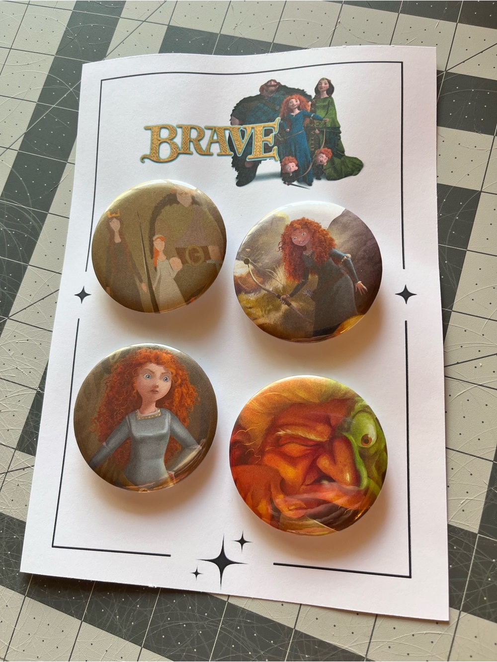 Brave Button Set